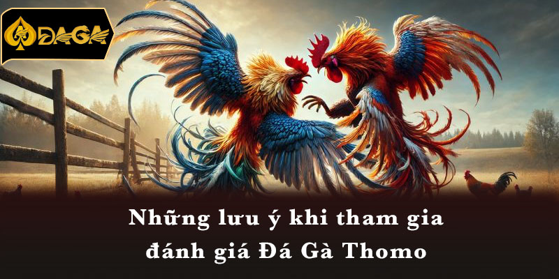 Những lưu ý khi tham gia đánh giá Đá Gà Thomo